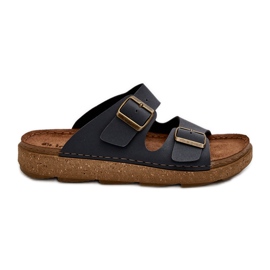 Infradito da Uomo Leggere e Comode con Fibbie Inblu MT000016 Blu Navy