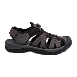 Comodi Sandali da Uomo 4FRSS24FSANM058-23S Grigi grigio