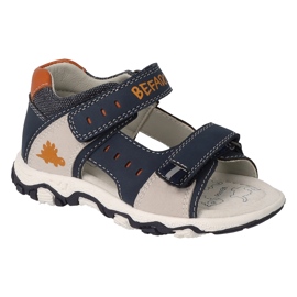 Sandali da bambino Befado con inserto in pelle 170P098 blu navy