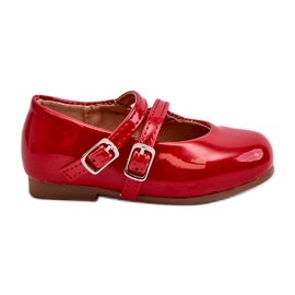 Ballerina per bambini dipinti con strisce rosse rosso