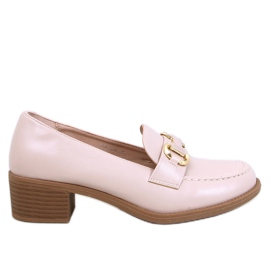 Décolleté Rabier Beige con tacco largo