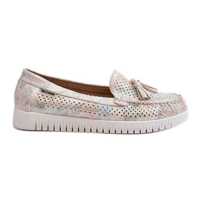 Mocassini Traforati da Donna Realizzati in Eco Pelle Tinami Multicolor multicolore