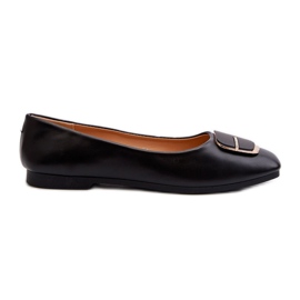 Ballerine Da Donna In Eco Pelle Con Decorazione Nero Edoslli