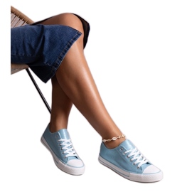 Sneaker Rashidah blu lucida