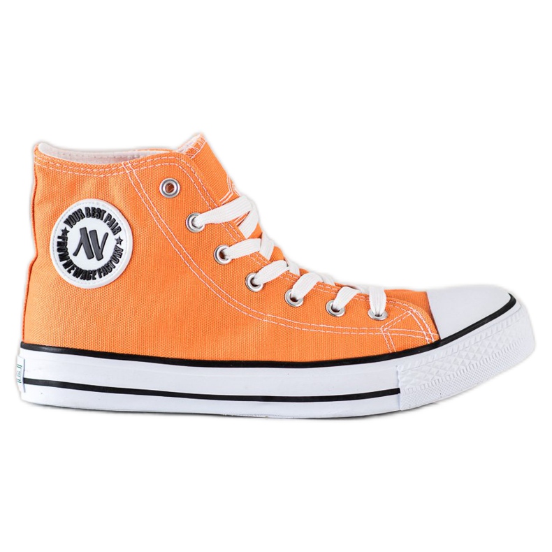 Scarpe da ginnastica alte New Age arancia