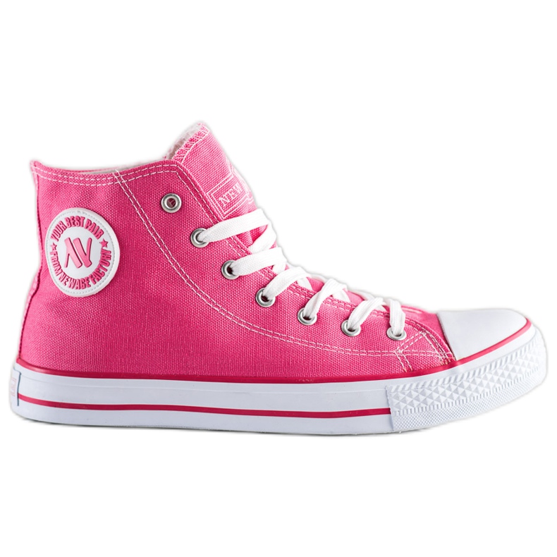 Scarpe da ginnastica alte New Age rosa