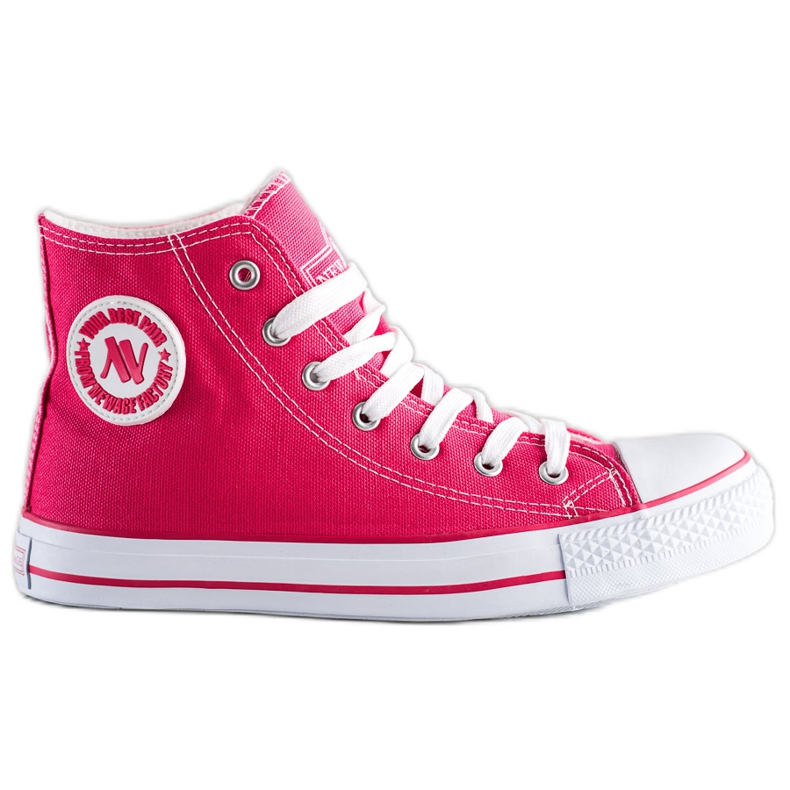 Scarpe da ginnastica alte New Age rosa