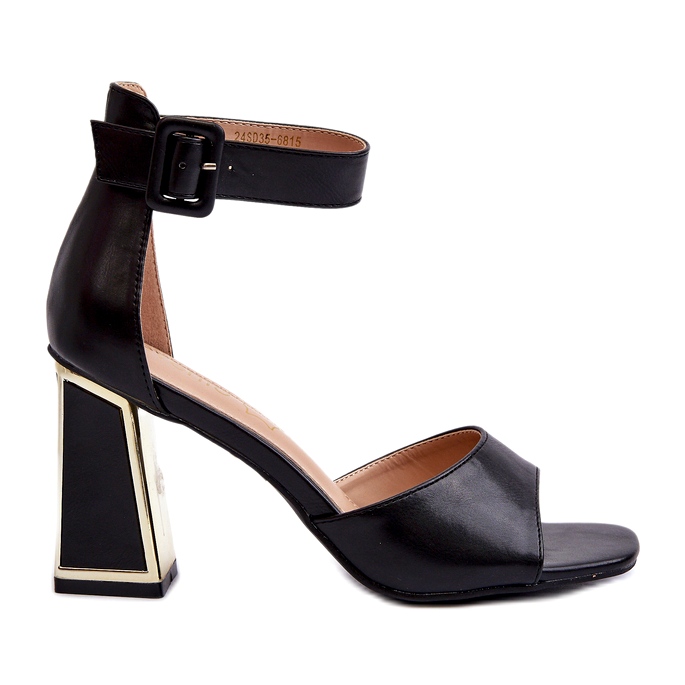 Sandali Eleganti da Donna con Tacco Alto Nero Rosazara