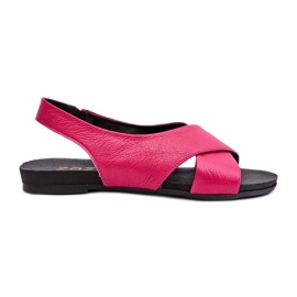 Zazoo 40407 Sandali in pelle da donna Fucsia rosa