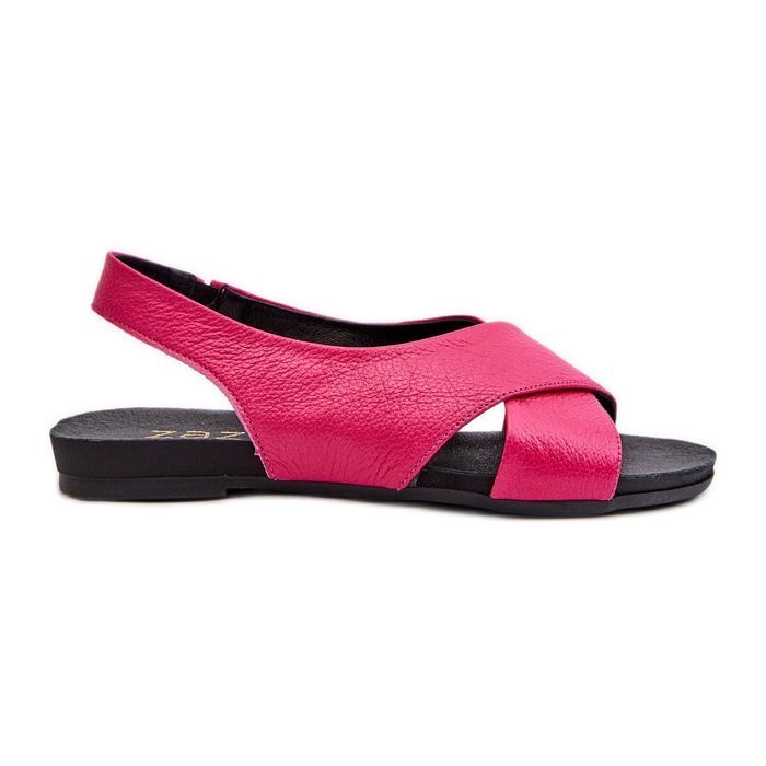 Zazoo 40407 Sandali in pelle da donna Fucsia rosa