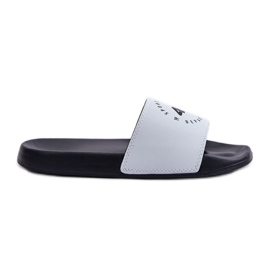 Infradito da Donna 4FMM00FFLIF044A-10S Bianco e Nero bianca