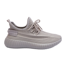 Scarpe Sportive Slip-On Da Donna In Tessuto Grigie Nelmarie grigio