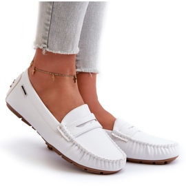 Mocassini da Donna in Eco Pelle, Rerteria Bianco bianca