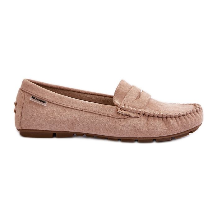 Mocassini da Donna in Eco Camoscio Beige Rerteria