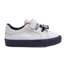 Scarpe da ginnastica per bambini Scarpe da ginnastica con spilla, Pennyn bianche e blu navy bianco