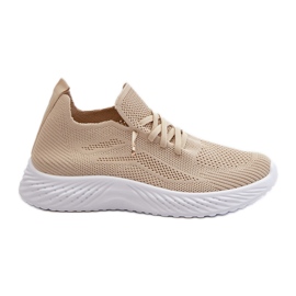 Scarpe sportive slip-on da donna Jagelia beige
