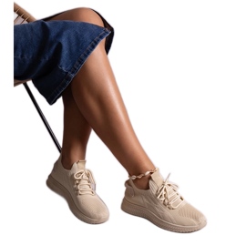 Scarpe da ginnastica sportive Khitam beige