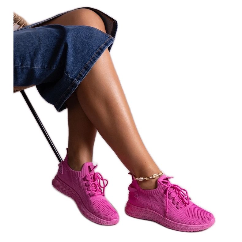 Sneaker sportive Khitam rosa scuro