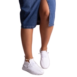 Sneakers slip-on Gaberla bianche bianca