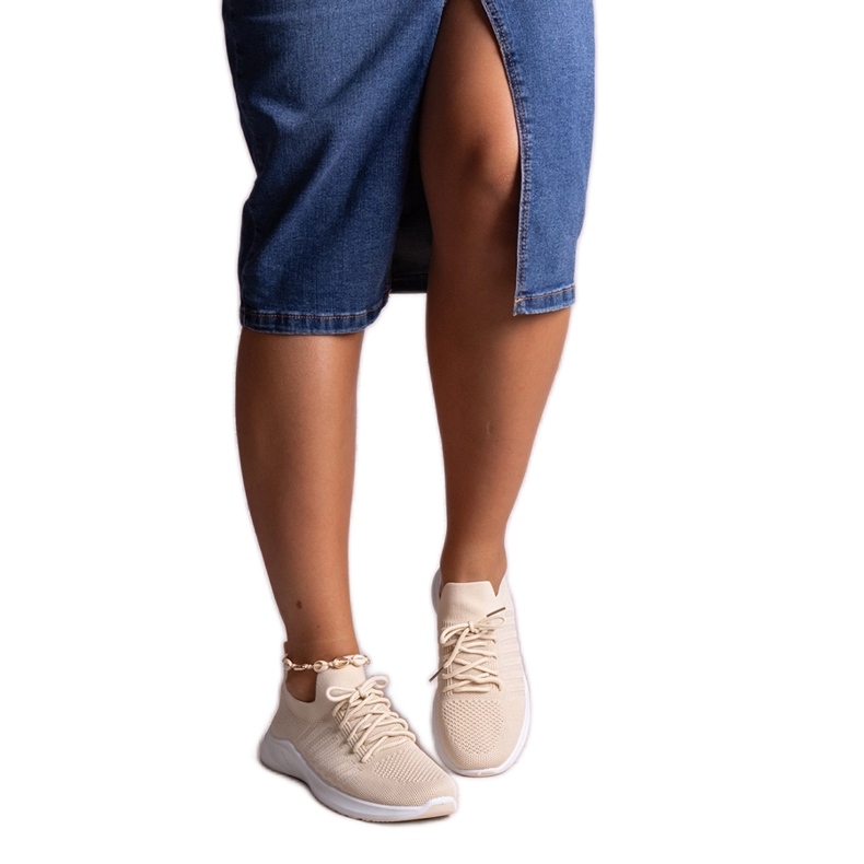 Scarpe da ginnastica sportive Muaza beige