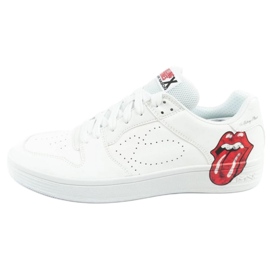 Scarpe Skechers Palmilla Rolling Stones 210748/WHT bianco