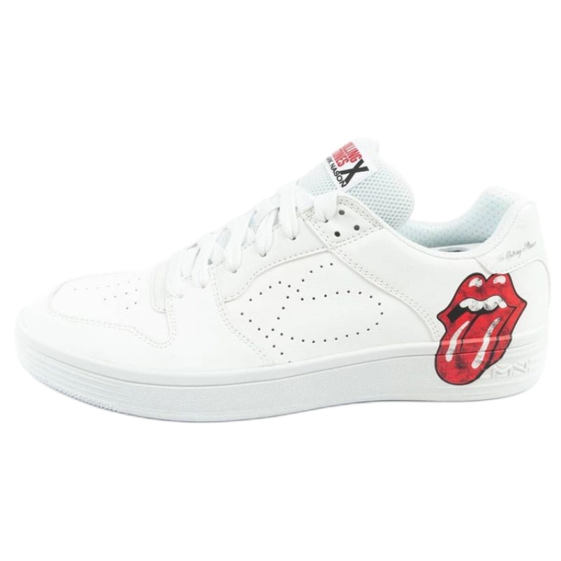 Scarpe Skechers Palmilla Rolling Stones 210748/WHT bianca