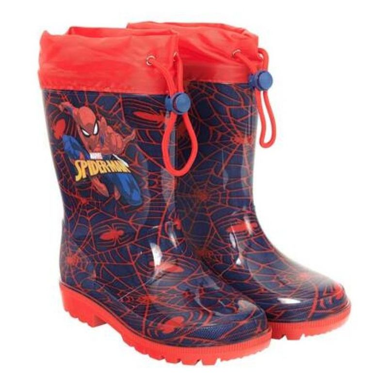 Coqui Stivali Wellington Perletti Spiderman 98073 blu