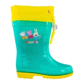 Coqui Stivali Wellington Peppa Pig Perletti 98331 verde