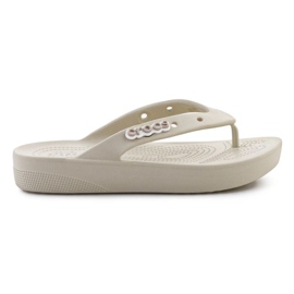 Infradito Crocs Classic Platform Flip 207714-2Y2 beige
