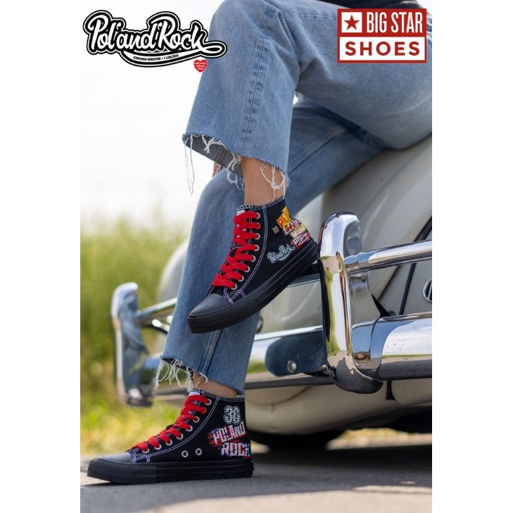 Sneakers da donna - 30. Pol 'and'Rock x Big Star OO274A701 - Preordine nero