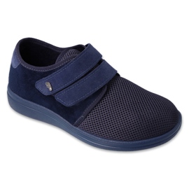 Dr.ORTO Befado sneakers da uomo con velcro 074M002 blu navy