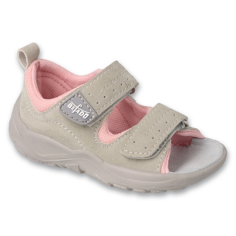 Scarpe per bambini Befado grigio / rosa 721P001