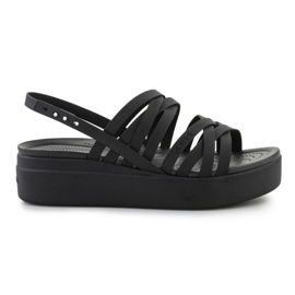 Sandali Crocs Brooklyn Strappy Lowwdg 206751-001 nero
