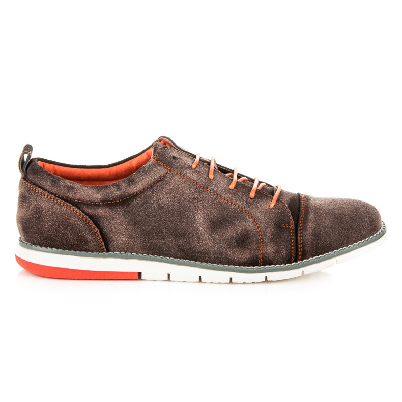 Mazaro Scarpe da uomo in pelle marrone