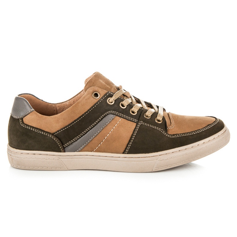 Sneakers Mazaro con lacci marrone