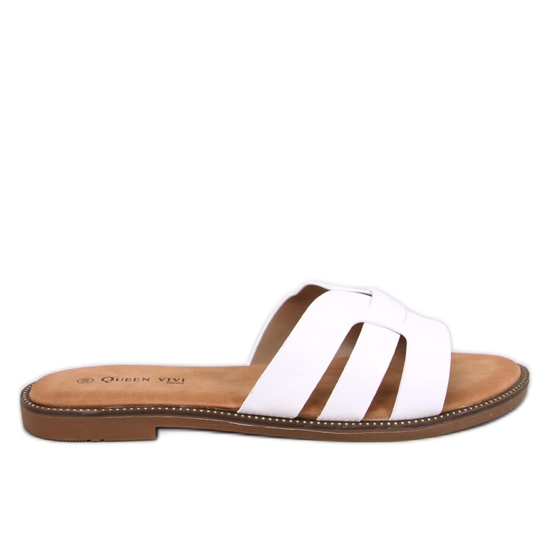 Infradito da donna Charnes White bianca