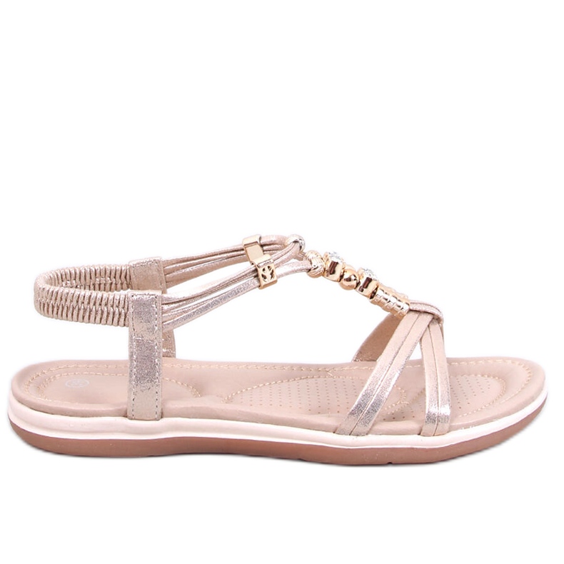 Sandali Haezz Gold con zirconi decorativi d'oro