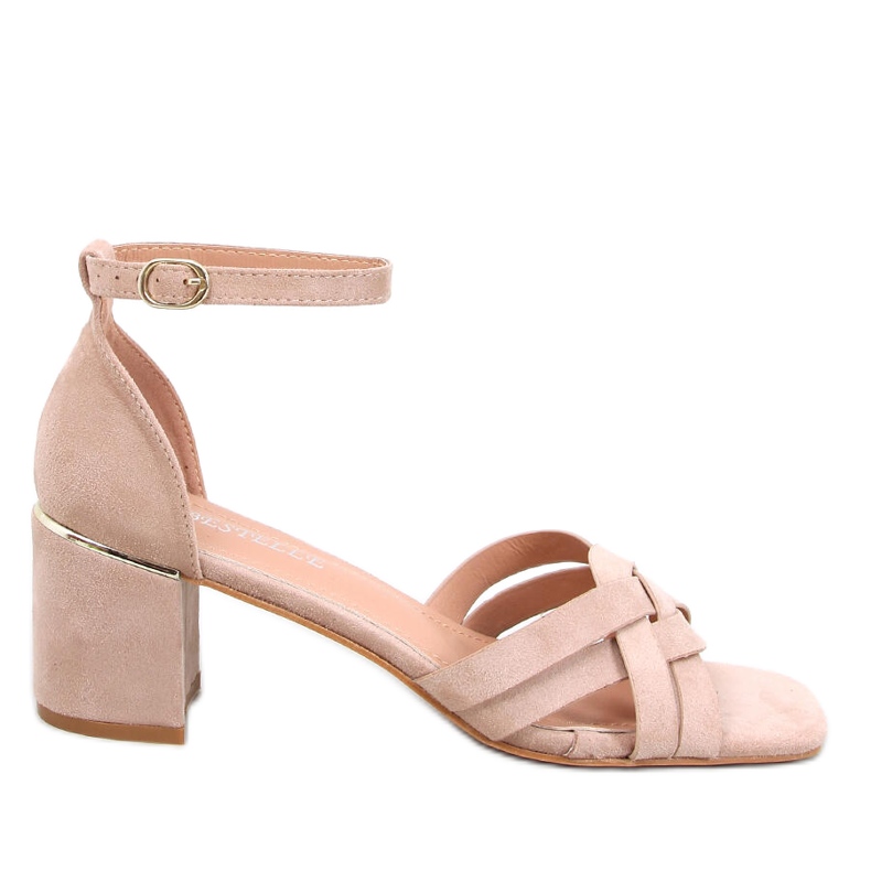 Sandali con tacco alto Sabines Khaki da donna beige