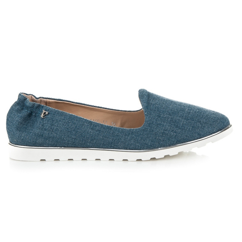Ballerine slip-on in denim Vices blu