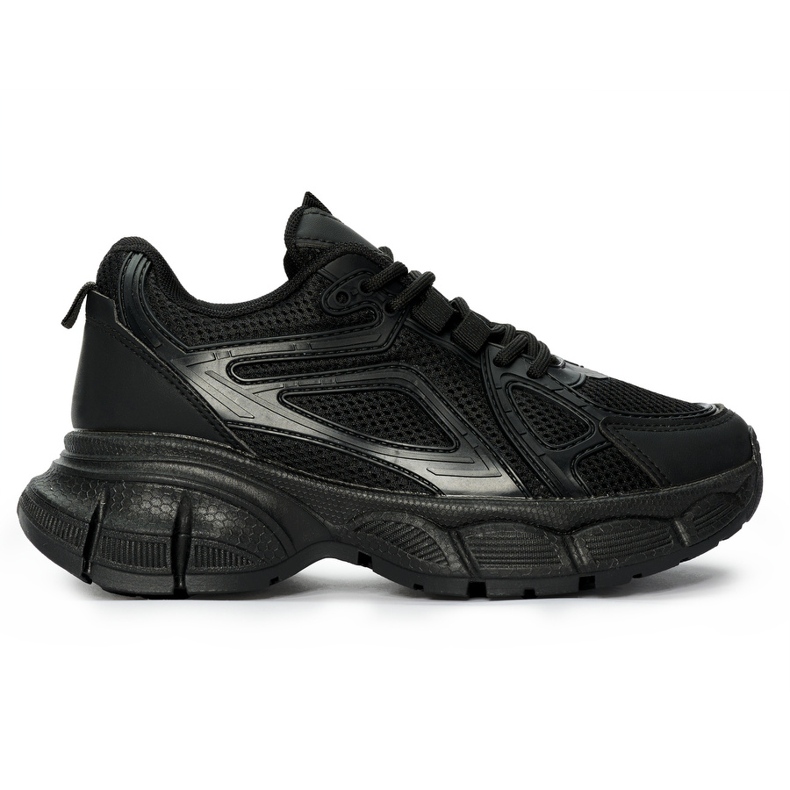 Sneakers nere con suola spessa nero
