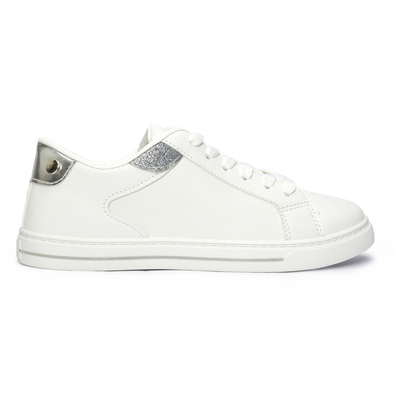 Classiche scarpe sportive da donna bianca