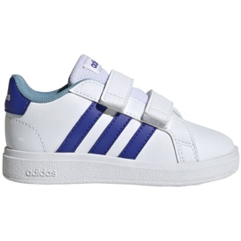 Scarpe Adidas Grand Court Lifestyle Hook and Loop HP8919 bianco