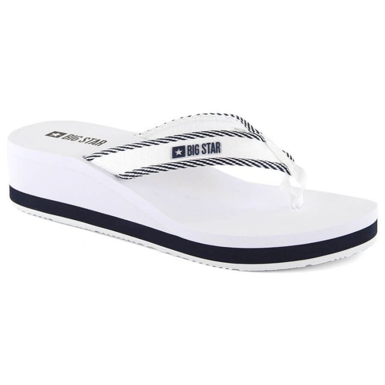 Infradito con zeppa Big Star W NN274A726 bianca