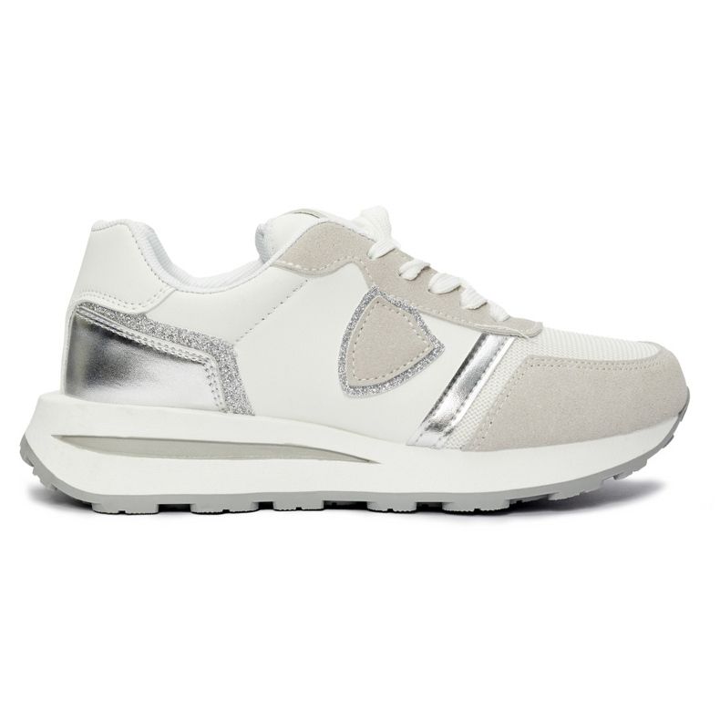 Scarpe sportive bianche da donna bianca