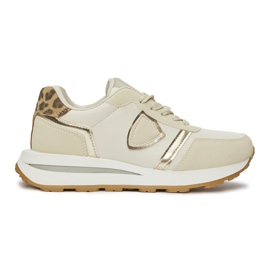 Scarpe sportive beige da donna