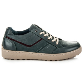 New Age Calzature sportive in pelle blu