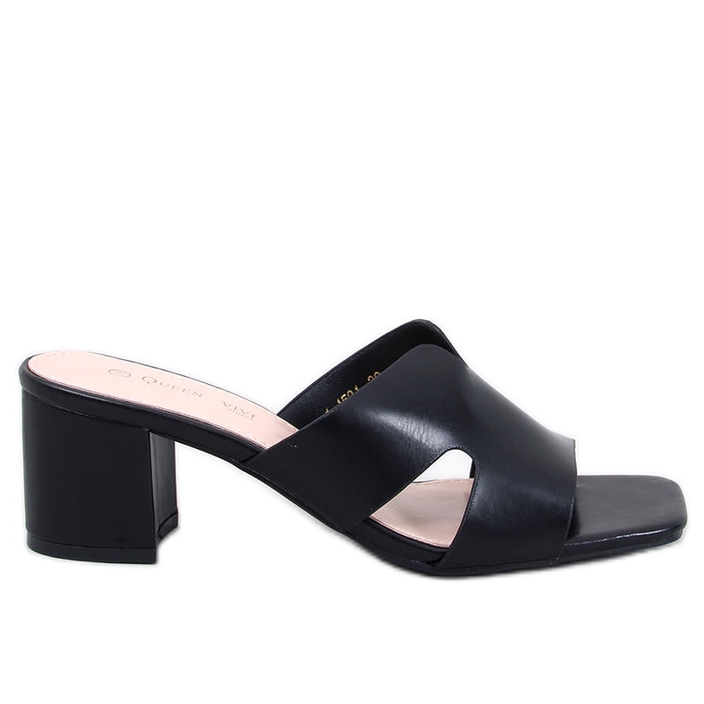 Sabot con tacco Vallon neri nero