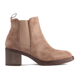 Stivaletti classici beige