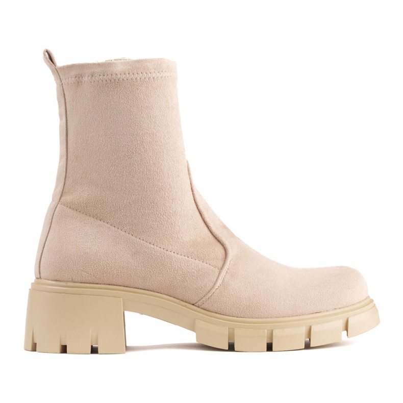Stivali beige da donna