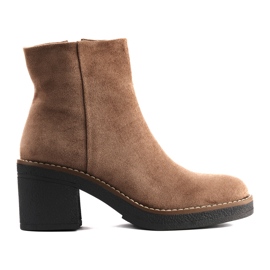 Stivaletti da donna marroni marrone